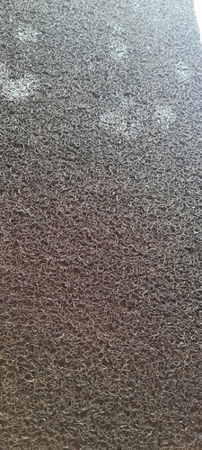 Alfombra Camino Rulo Pvc Negro Usada 1.84 M 60 Cm Pvc Negro (Usado)