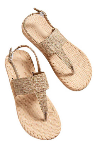 Sandalias Planas De Verano Para Mujer, Zapatos De Punta Abie