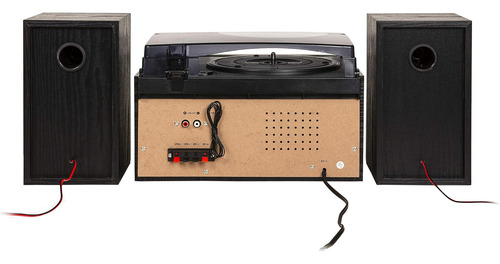 Crosley Cr7014a-bk Eclipse Tirntable De 3 Velocidades Con De