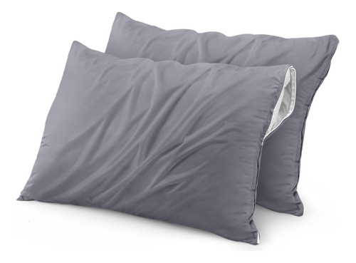 Protector De Almohada Impermeable Con Cremallera (paquete D