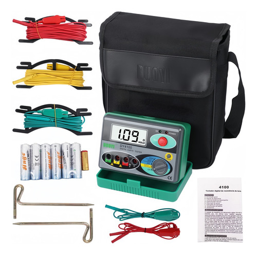 Terrometro Digital De Resistência De Terra 2000  Ohm