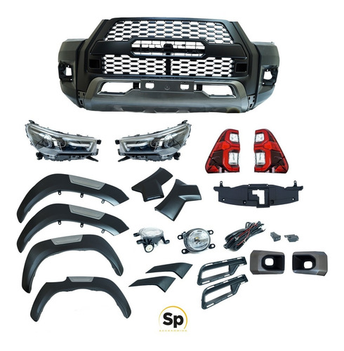Imagen 1 de 8 de Body Kit De Conversión Para Hilux Revo 2016 A Rocco 2021