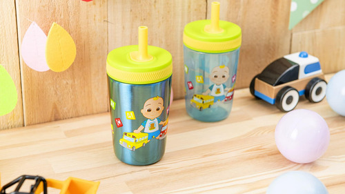 Set De Vaso De Kelso De Cocomelon Kaks Diseña, Tapa De A De