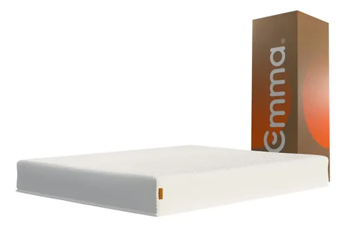 Colchão D28 Ortopédico Queen Emma Basics, 5 Anos de Garantia Cor Branco