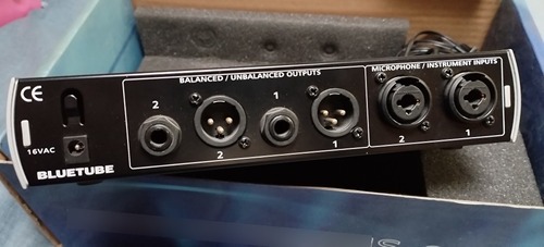 Preampificador Stereo/dualmono A Tubo Bluetube Presonus (Usado)