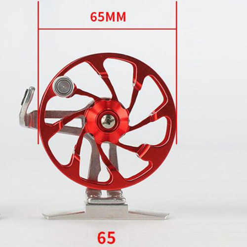 Carrete De Pesca Con Mosca, Carrete De Baitcasting Para Rojo