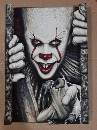 It Pennywise Cuadros 30 X 20 3d 11