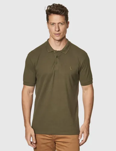 Polo Masculina Reserva Regular New Basic Verde Musgo Liso G