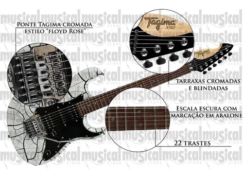 Guitarra Tagima Ja2 J2 Signature Juninho Afram New 2018 Case