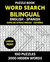 Comprar Libro: Word Search Bilingual English - Spanish (sopa De Letr