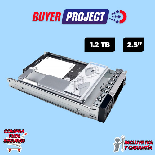 Disco Duro Dell De 1.2tb Sas Para Servidor 3.5'' 12g