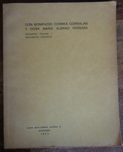 Correa Corbalan  Albano Vergara Genealogía 1976