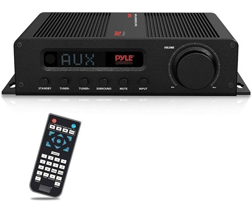Amplificador Pyle Bluetooth 5 Canales 100 Watts Max Color Negro