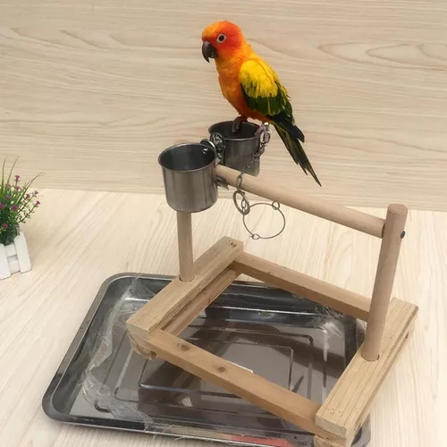 Papagaio Carrinho De Mesa De Madeira Suporte De Jogo De Mesa Para Pássaros  Ajustável Parrot Treinamento Carrinho Brinquedos Portátil Poleiro Retrátil  - Acessórios Para Pássaros - AliExpress