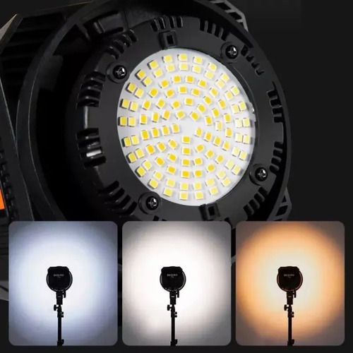 Kit De Iluminación Para Estudio Fotografía Con Softbox 220v Negro Blanca / Cálida Blanca Fría
