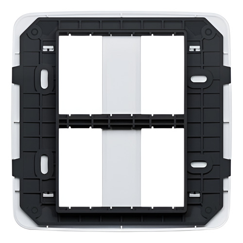 Placa 4x4 1 Modulo + 1 Modulo Branca Origen N0671.1 Bl