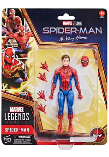 Marvel Legends Hombre Araña Tom Holland Spiderman Retro