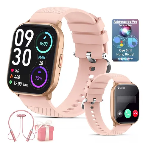 Reloj smartwatch mujer rosa new arrivals