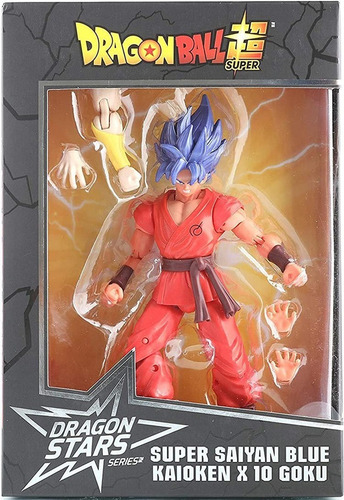 Imagen 6 de 6 de Figura Goku Blue Kaioken Dragonball Super Stars