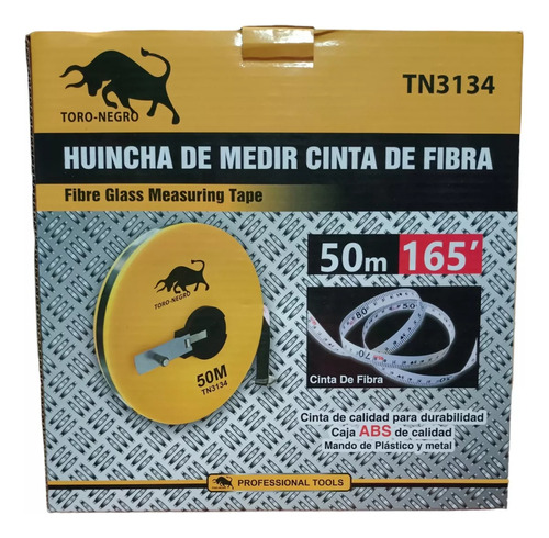 Huincha Para Medir - Fibra De Vidrio - 50 Metros