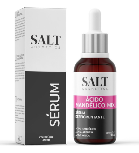 Sérum Despigmentante con Ácido Mandélico  Alpha Arbutin y  Ácido Kójico para todo tipo de pele Salt Cosmetics