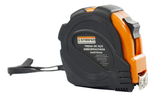 Trena Profissional Aço Emborrachada C/ Trava 3mx16mm Starfer