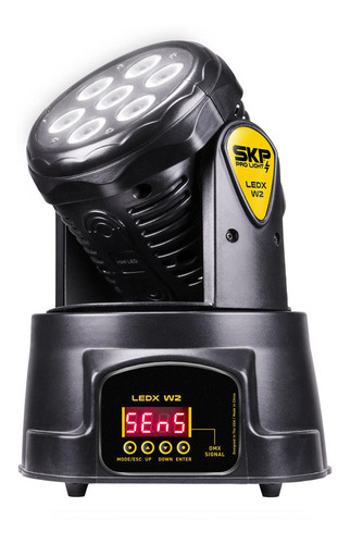 Mini Cabeza Movil Skp Ledx W2 - 101db Negro