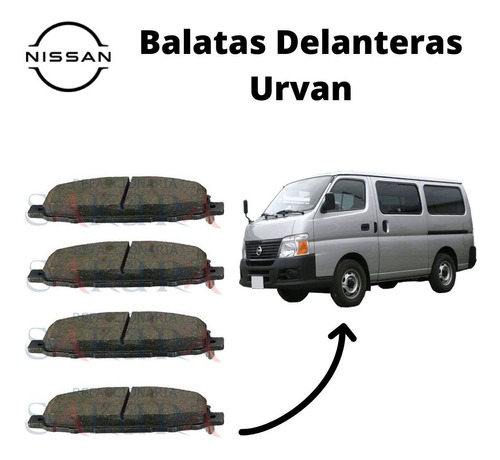 Balatas De Disco Delanteras Urvan 2019 Fp