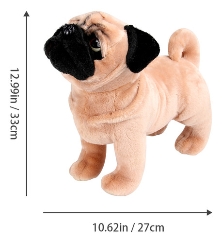 1 Pieza De Juguete Para Perros Pug, Peluche, Adorable Decora