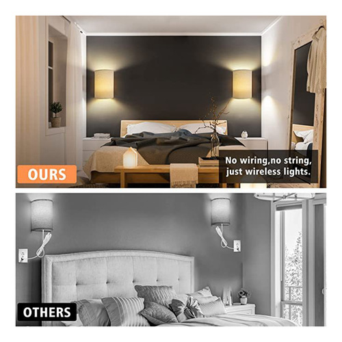 Lámpara De Pared Colorida Con Temporización De Control Remot