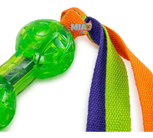 Juguete Para Perro Pesa Con Cintas Color Surtido