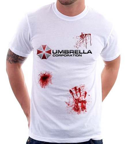 Camiseta Resident Evil Umbrella Corporation