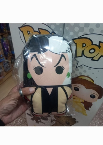 Cruela Disney Villanas Muñeco Estampado En Pana Collectoys