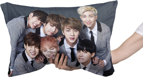 Cojin Almohada Bts Integrantes K Pop Poliester Calidad Color Bts 06