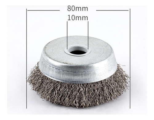 4 Cepillo De Rueda De Alambre Para Amoladora Angular De