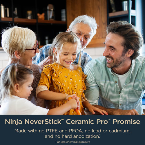 Set De Utensilios De Cocina Ninja Neverstick Ceramic Pro Gre