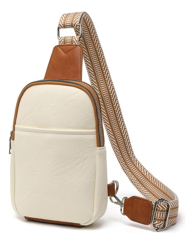 Miss Lulu Sling Bag Mujer, Bolsos Cuero Antirrobo Pecho,