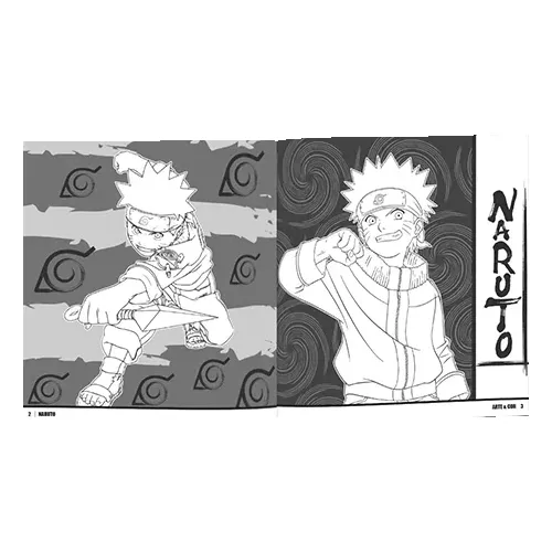 Naruto Arte E Cor Livro Para Colorir Naruto Uzumak Desenho Para