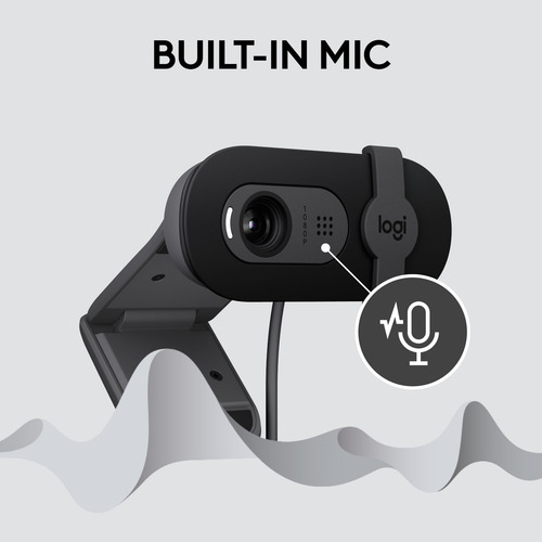 Cámara Web Logitech Brio 101 Full Hd 1080p Para Reuniones Y