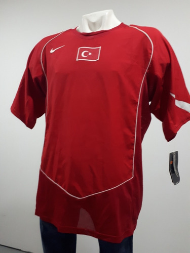 Jersey Nike Selección Turquía Local Eurocopa 2004 Rojo 