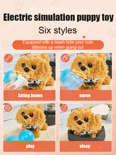 Puppy Toys Plush It's A Tail, Delicada Y Densa, Divertida
