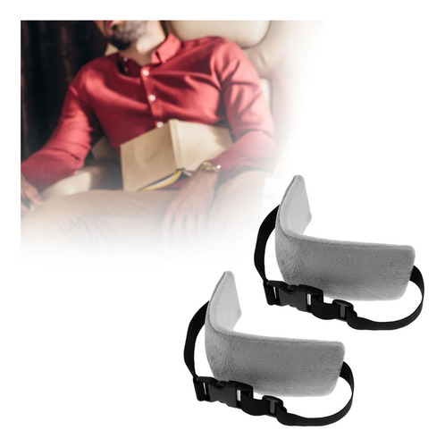 A 2 Piezas Corturas De Almohada De Almohada Avión De Gris