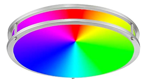 Designers Fountain Led1553rgb-bn Led Redondo De 14 , 120 V, 