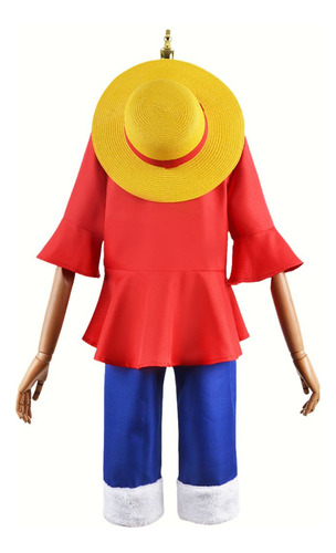 Disfraz Luffy One Piece Importado Tallas Desde 4 Hasta L