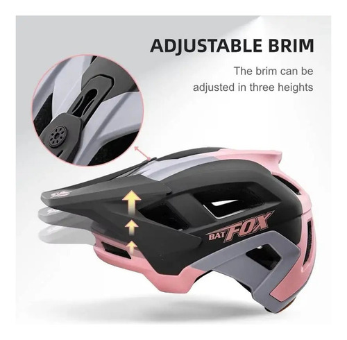 Casco De Ciclismo Mtb Ajustable Batfox Outdoor