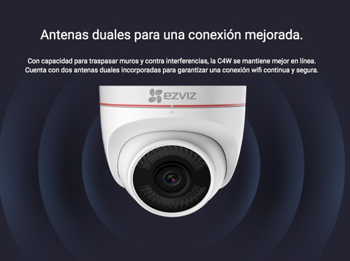 Imagen 8 de 10 de Camara Ip Wifi Exterior Ezviz C4w 1080p 2mp Domo Sirena Luz