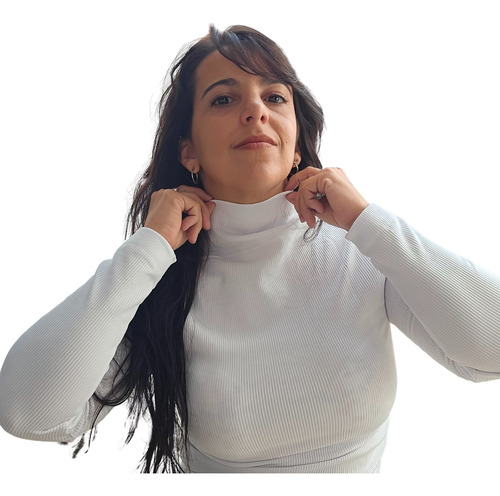 Polera De Mujer Ropa Térmica De Morley Frisada Frisada Dama