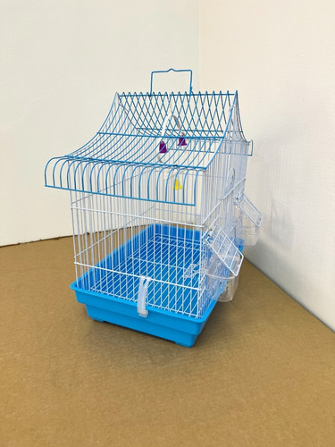Imagen 9 de 10 de Jaula Pajarito Canario Catita 2 Comederos 38x33x23cm B2102