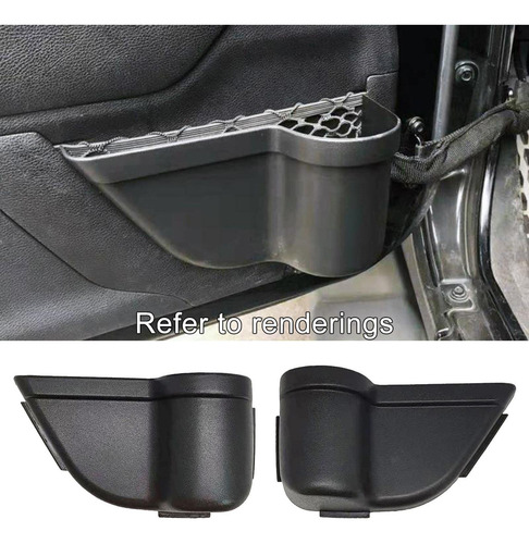 2 Bolsillos De Puerta Delantera Para Jeep Wrangler 2011-2018