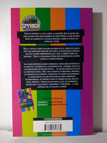 Spyhigh Episodio 4: Conjura Paranoia, de A. J. BUTCHER. Editorial URANO en español